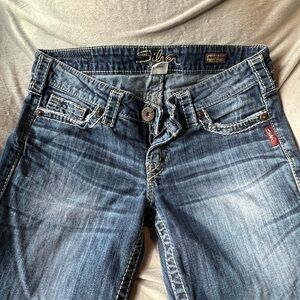 Silver Santorini Jeans Women's Classic Blue Boot Cut Jeans